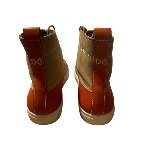 Men's BASS Huckleberry Duck Boot 8.5 NWOB Pumpkin Orange - Picture 6 of 9